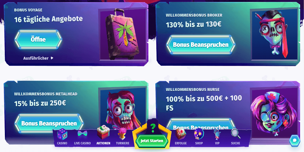 Casombie Casino Aktionen